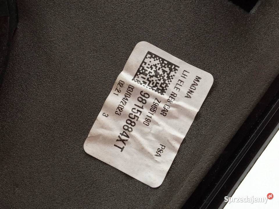 LUSTERKO LEWE 5PIN EUROPA 98155884XT Toyota Części samochodowe