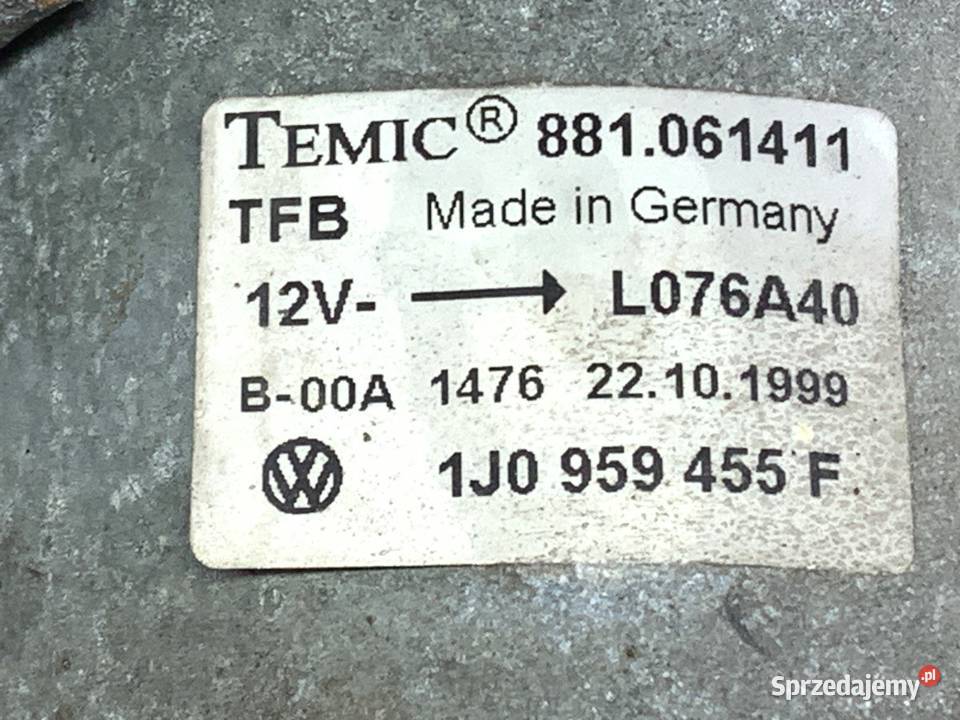 WENTYLATOR CHŁODNICY VW GOLF IV 16 100 podkarpackie sprzedam