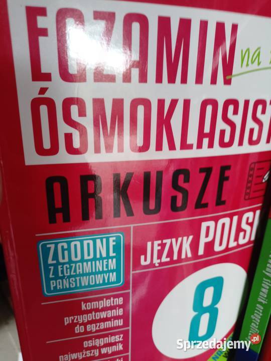 Egzamin ósmoklasisty polski książki Trójmiasto Gdańsk