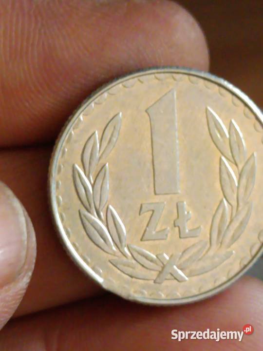 Sprzedam monetę 1 zloty 1988 odkrój blachy Chełm