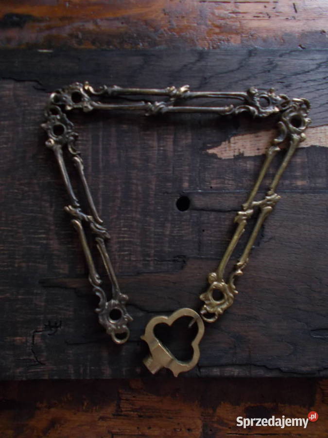 Stary Mosiężny Łańcuch do LampyRęczne Szczecin