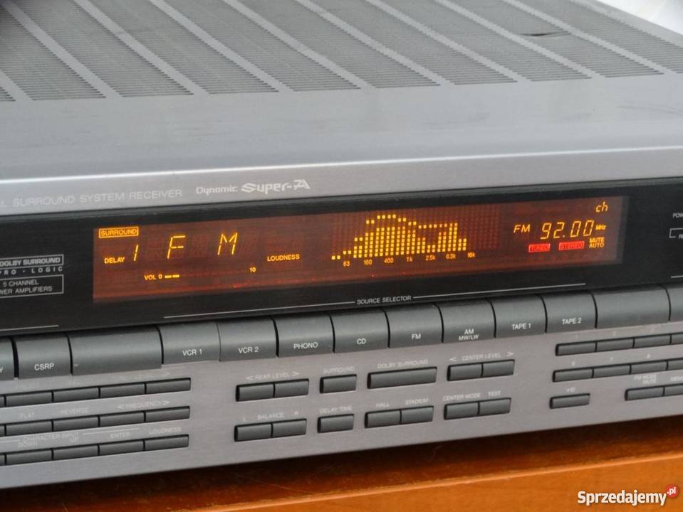 Amplituner JVC RX805 z korektorem mocny 320 wat Amplitunery podkarpackie