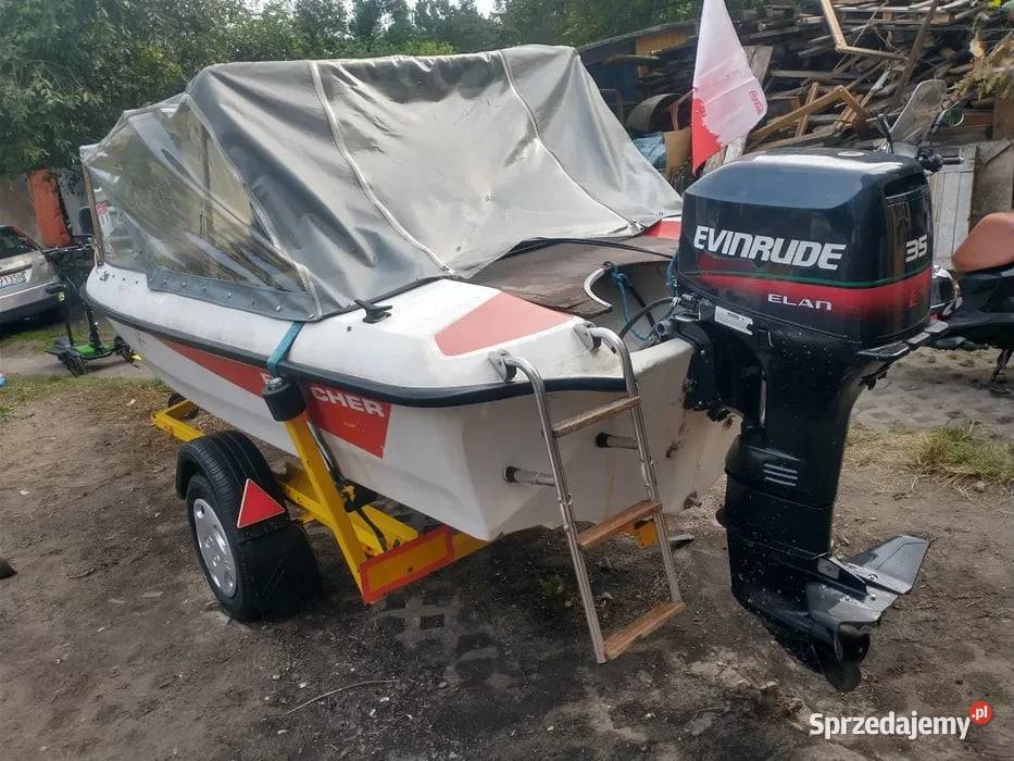 Sprzedam łódź motorowodną Fletcher silnik Żyrardów sprzedam