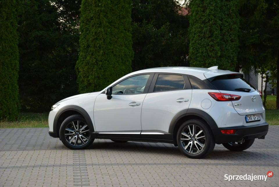 Mazda CX3 Biała Perła Skóry Navi Kamera Head Up Ostrów Mazowiecka