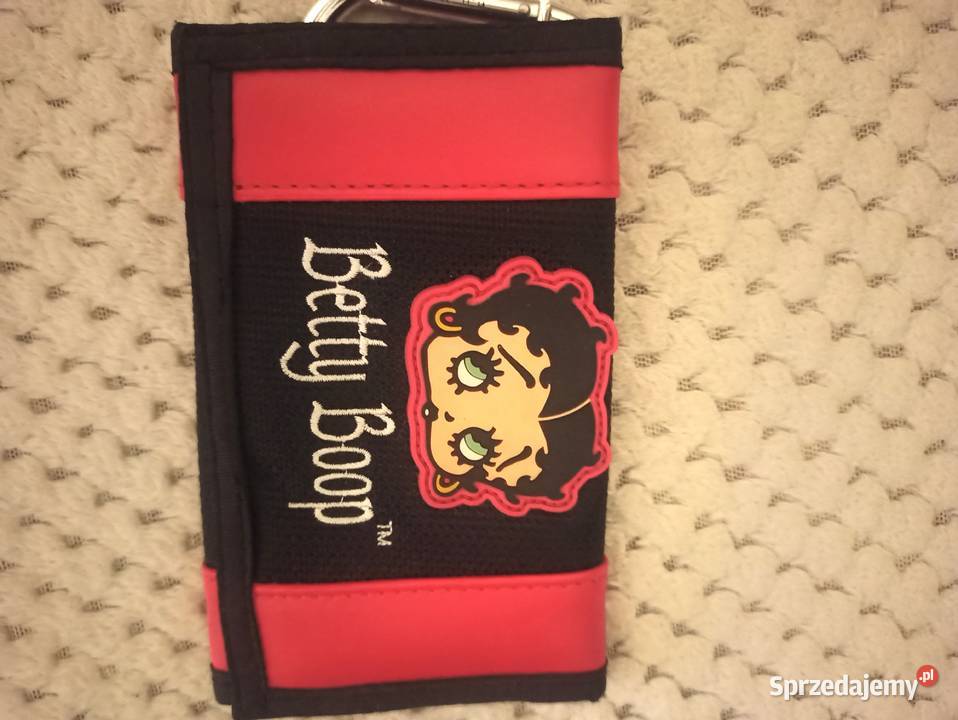 czarnoczerwony portfelik Betty Boop Pozostałe Częstochowa