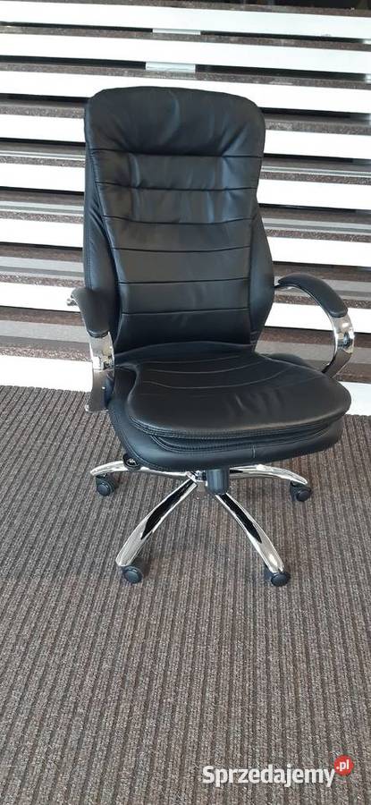 Fotel obrotowy SKÓRA NATURALNA Q154 Kalisz