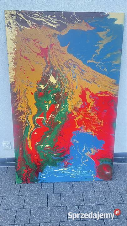 Eksplozja Kolorów Zielonych autor PPartyka Bolesławiec sprzedam