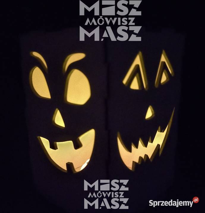 Lampion HALLOWEEN led dekoracje latarnia Racot