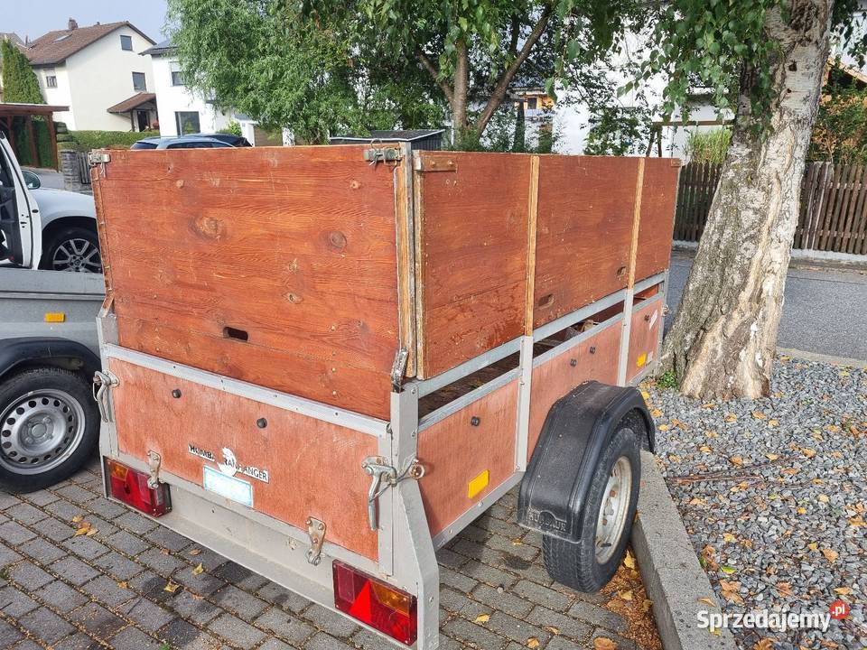 Przyczepa lekka 750 humbaur burtowe Do samochodów osobowych świętokrzyskie Suchedniów