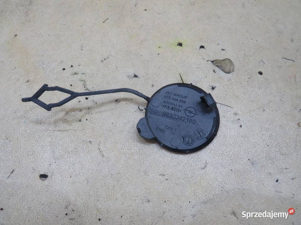 ZAŚLEPKA HAKA PRZÓD OPEL CORSA F 9830342180 osobowe