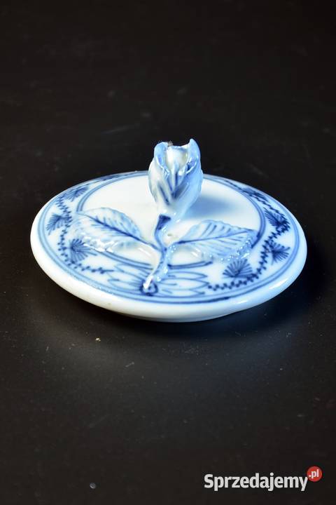 Pokrywka Cukierniczki Wzór Cebulowy Meissen Legnica