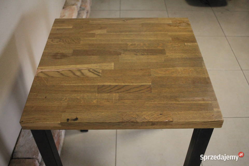Stół do lokalu blat lity dąb klejony 3 sztuki Pszczyna