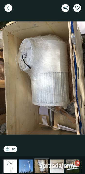 Wiatrak Elektrownia wiatrowa 10 KW Kontroler Myszków