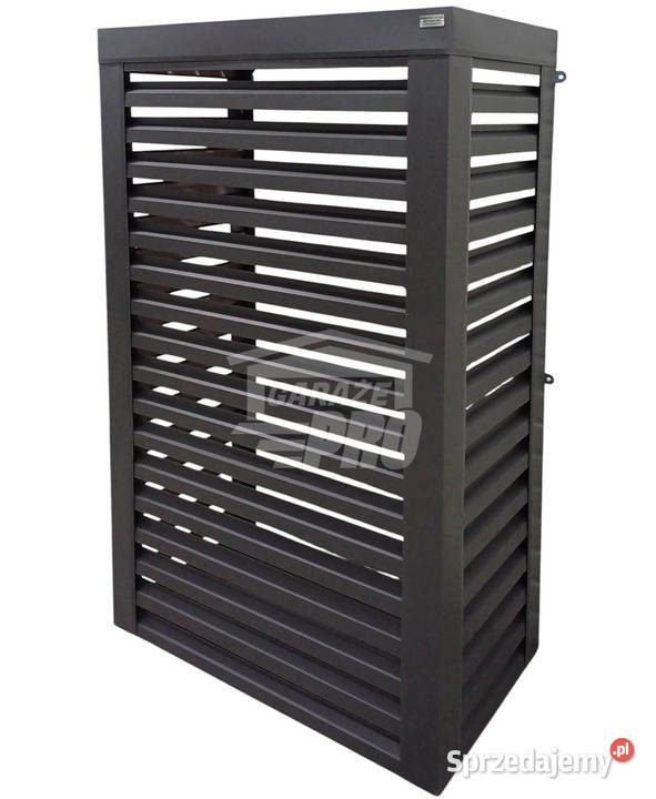 Osłona pompy ciepła 100x50x210 antracyt GP542