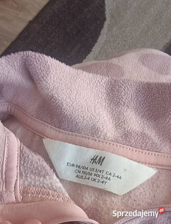Bluza polarowa HM dziewczynki r98104 Gryfice