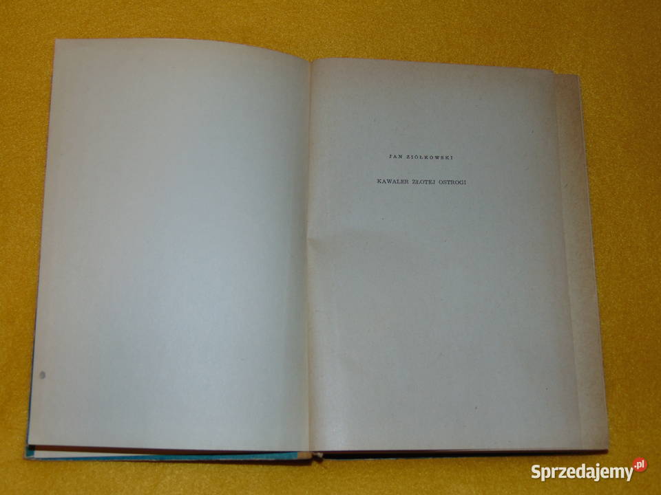 Kawaler złotej ostrogi Jan Ziółkowski lubelskie Lublin sprzedam