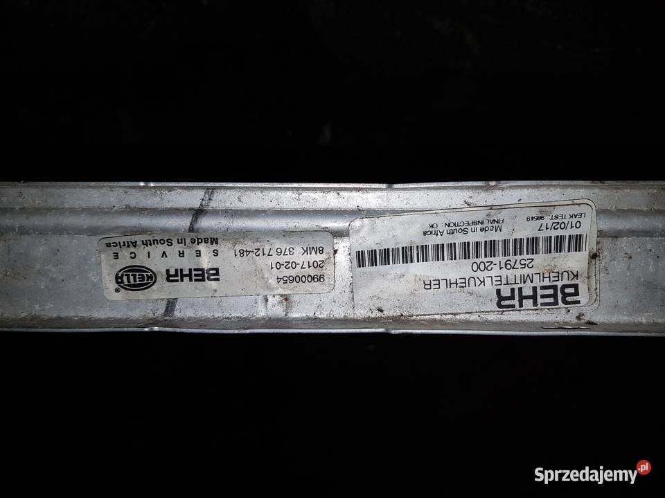 BMW E38 750i Chłodnica wody Rok produkcji 2017 śląskie