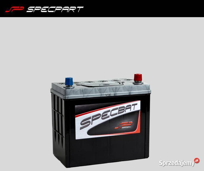 Akumulator SPECBAT 45Ah 330A EN Japan PRAWY PLUS Łódź
