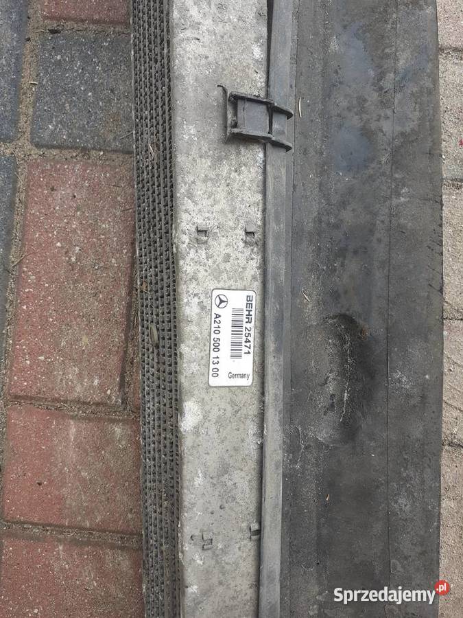 Chlodnica intercoolera mercedes w210 29 osobowe Części samochodowe Gołdap sprzedam