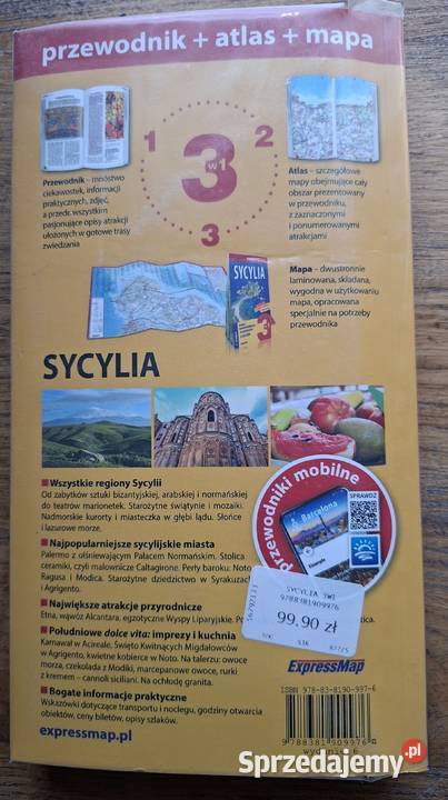 Sycylia przewodnik 3 w 1 Mapy i przewodniki Kraków
