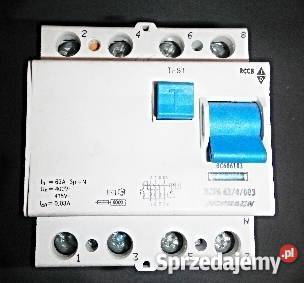 Wyłącznik różnicowoprądowy BCF6 634003 Budownictwo i akcesoria małopolskie Kraków