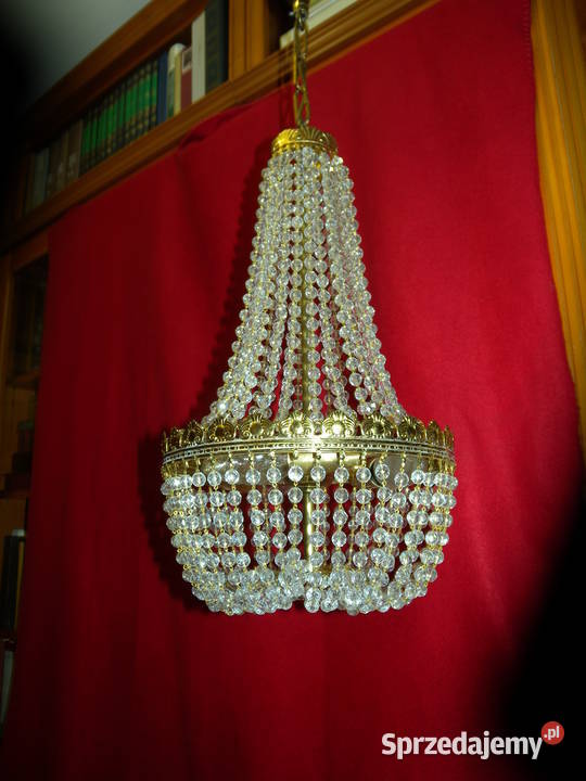 Żyrandol kryształowy Maria Theresa gruszka Oświetlenie Katowice
