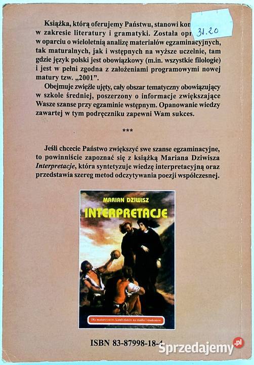 Język polski w pigułce Piotr Augustynek Matura Kraków