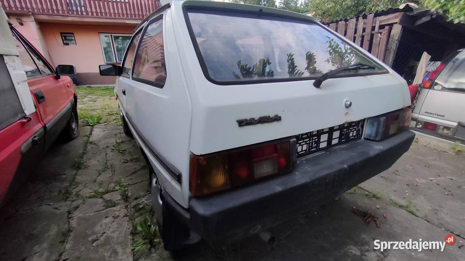 Zaz Tavria żółte tablice zabytkowy Będzin