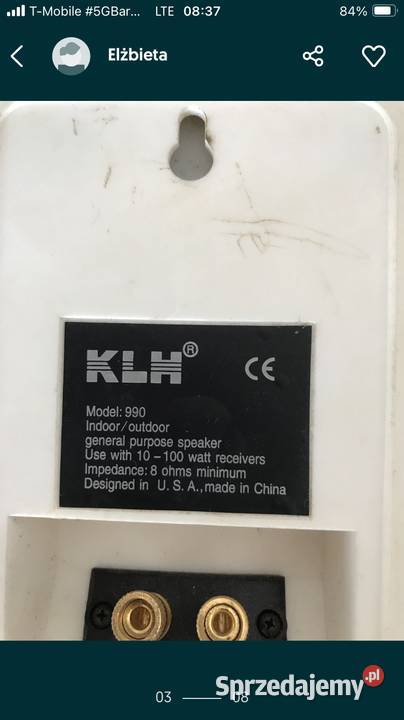 KLH 990 IndoorOutdoor Surround Speakers Kołobrzeg