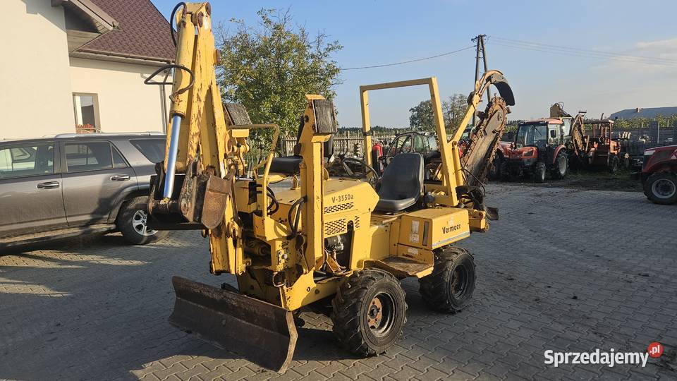 Koparka łańcuchowa Vermeer V3550 przesuw ramie Sochaczew