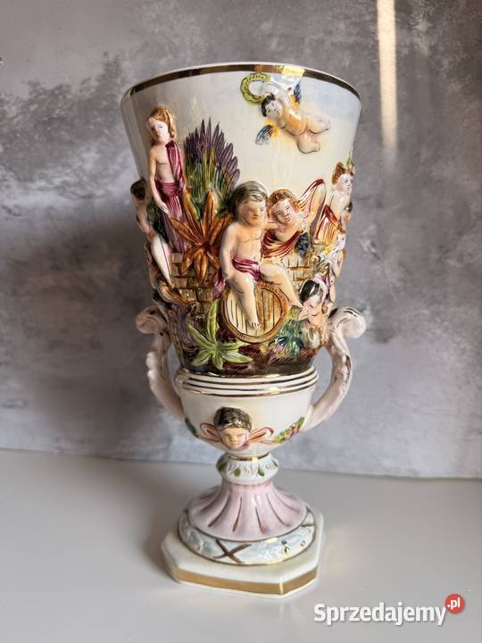 Wazon Capodimonte Włochy lata 50 Warszawa