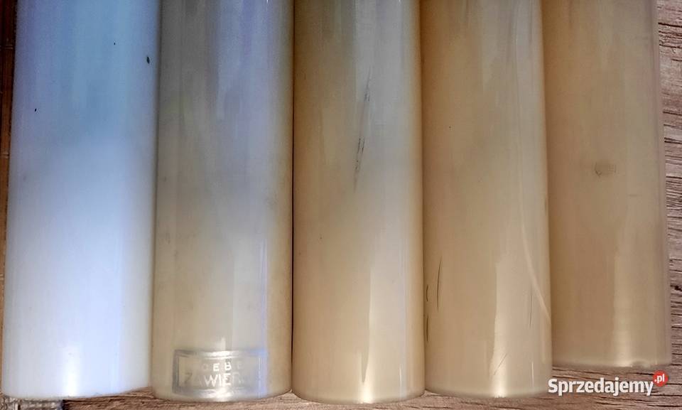 Elementy części gilzy starego żyrandola Ostrów Wielkopolski