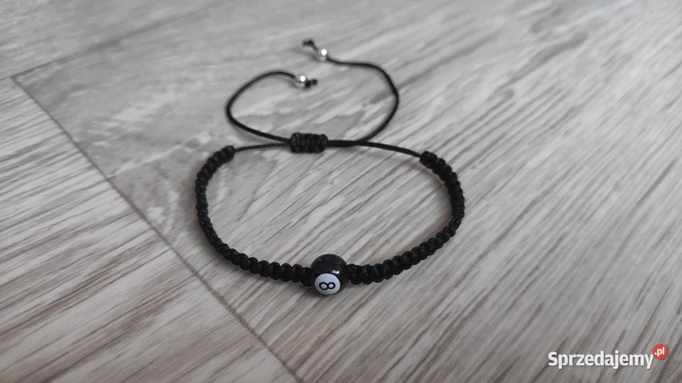 Bransoletka czarna bila Lipsk
