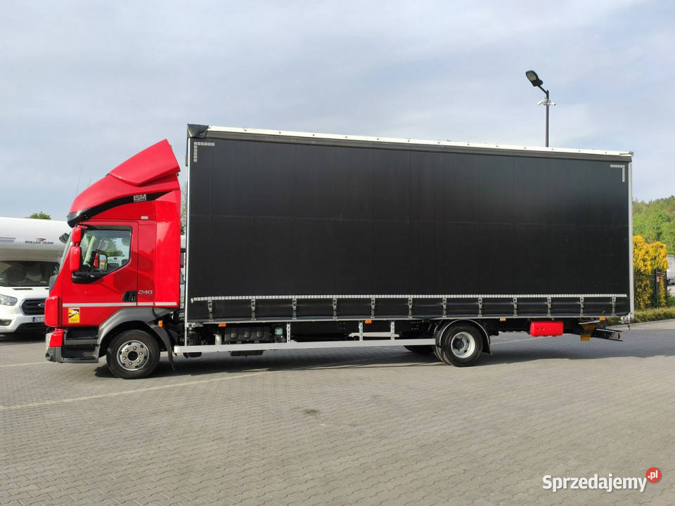 Volvo FL12240 E6 Firana Tył Drzwi Dach Zsuwany 240KM Samochody ciężarowe Widełki