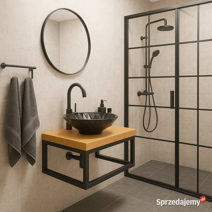 Konsola łazienkowa stelaż pod umywalkę loft sprzedam