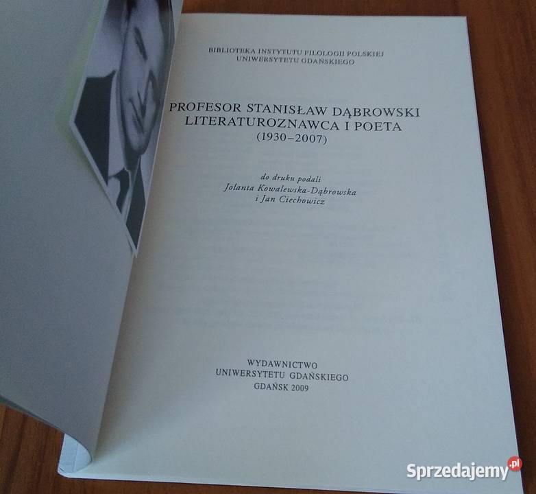 Profesor Stanisław Dąbrowski literaturoznawca i Gdańsk