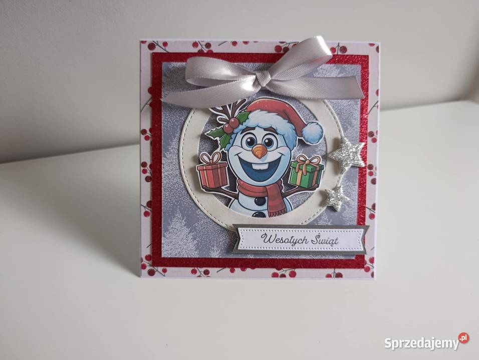 Kartka Świąteczna Boże narodzenie ręcznie łódzkie Łódź sprzedam