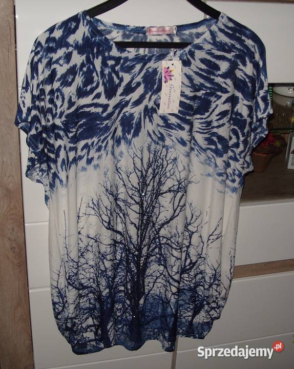 NiebieskaBluzka Icons rozmiar XLNOWA Rozmiar 42(XL) Bluzki i koszule