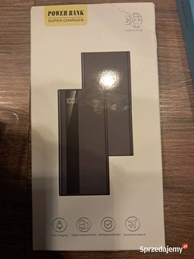 nowy powerbank 120W 200000 mAh uszkodzone Elektronika świętokrzyskie Sandomierz sprzedam