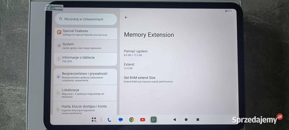 Tablet Teclast T65 134 cala8GB128GBAndroid Nysa