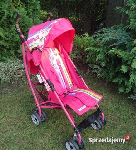 wóżek spacerowy Koochi parasolka różowa Dla Dziecka Swarzędz sprzedam