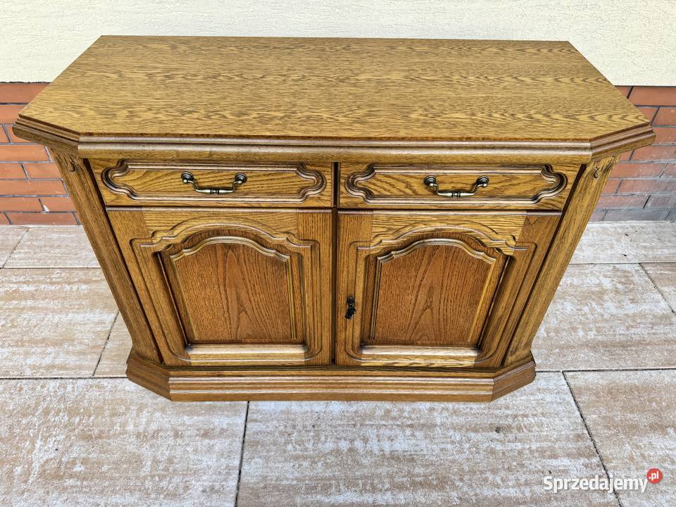 Komoda dębowa stylowa szafka bieliźniarka Garwolin