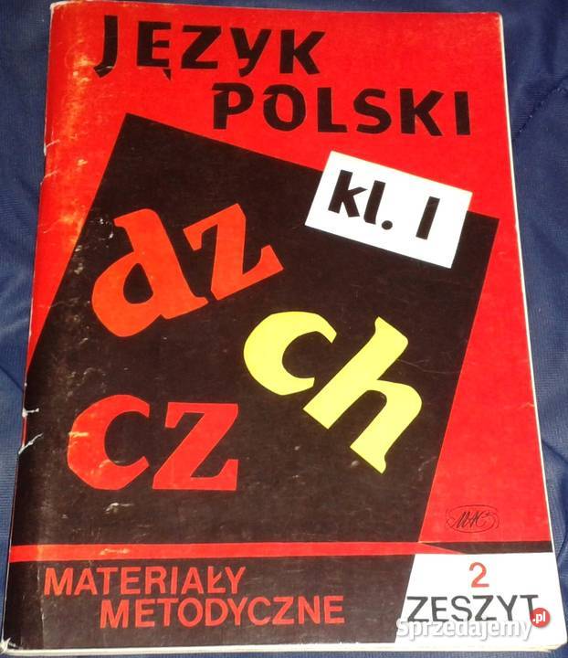 Język polski Kl 1 Materiały metodyczne Zeszyt 2 Rok wydania 1992 Chełm
