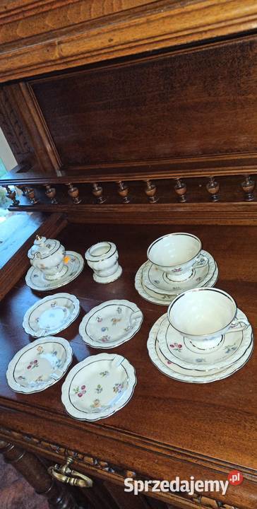 Musztardnica Ilmenau Turyngia 1936 r Porcelana i szkło Gdańsk