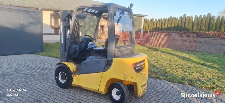 Jungheinrich DFG 425 maszt Triplex przesuw wolny diesel Irządze