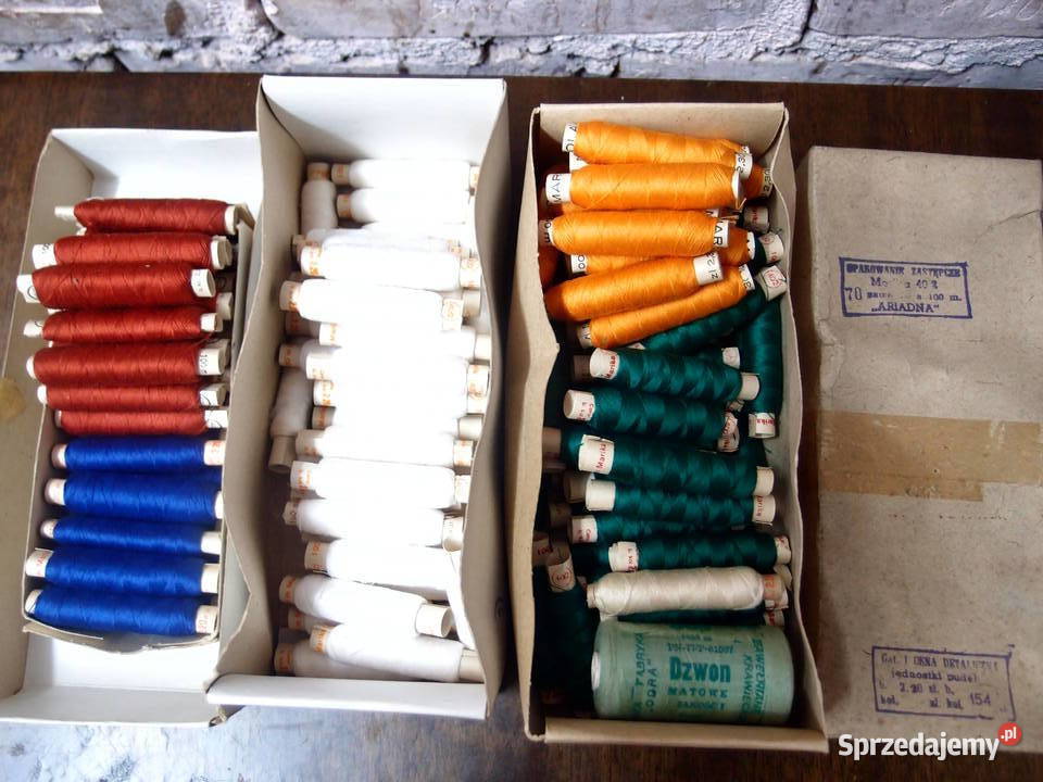 Nici zdobnicze bawełniane ariadna Napy zapinki Łódź