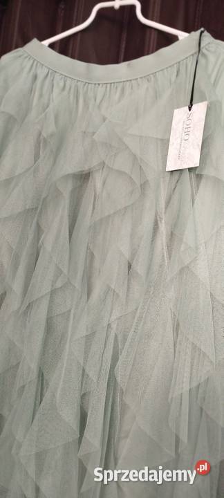 Spódnica długa letnia z USA w falbany nowa Wrocław