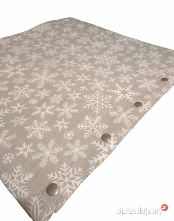 Poszewka świąteczna w śnieżynki Chorzów sprzedam