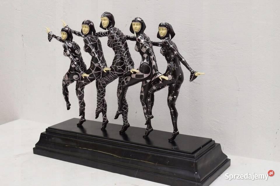 D CHIPARUS TANCERKI THE GIRLS Figura z brązu Kraków