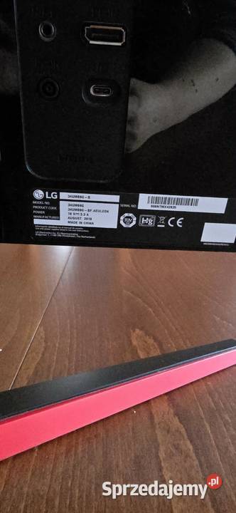 Monitor LG 34 cale 16:9 Monitory i projektory sprzedam